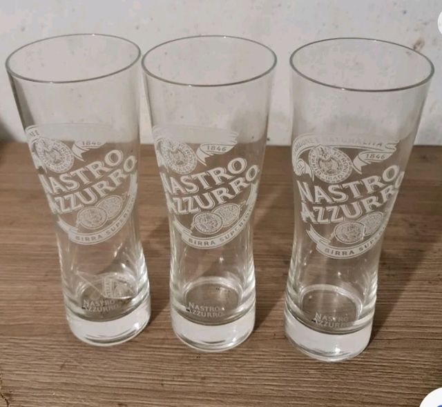 Bicchieri Nastro Azzurro 6 pz