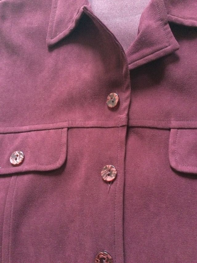Giacca camicia bordeaux