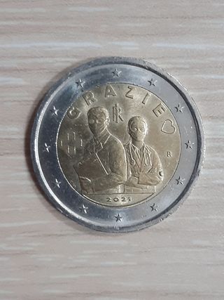 Moneta 2 euro Grazie 2021
