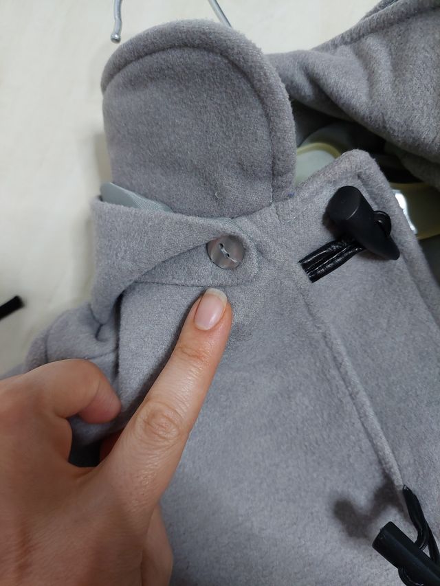 Abrigo gris niño T36 meses