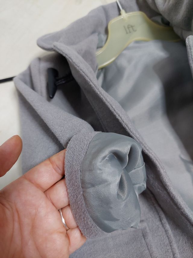 Abrigo gris niño T36 meses