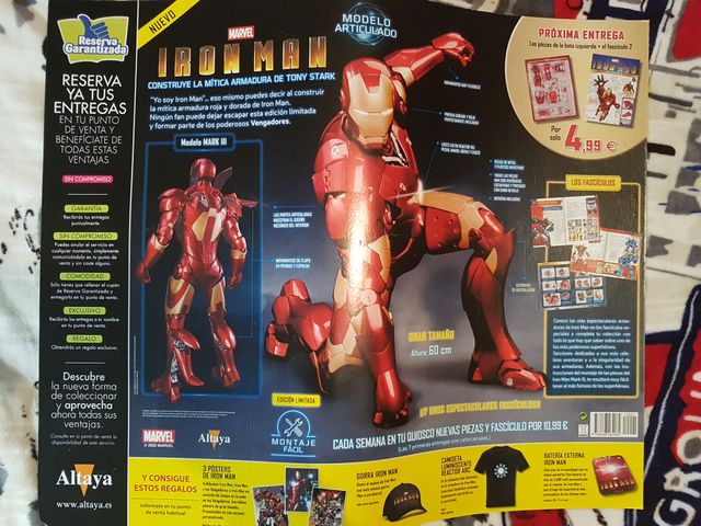 Fascículo Casco Armadura Iron Man (MARVEL)