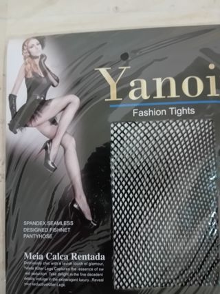 Pack de 2 pantys de red (negro-rojo)