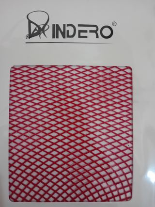 Pack de 2 pantys de red (negro-rojo)