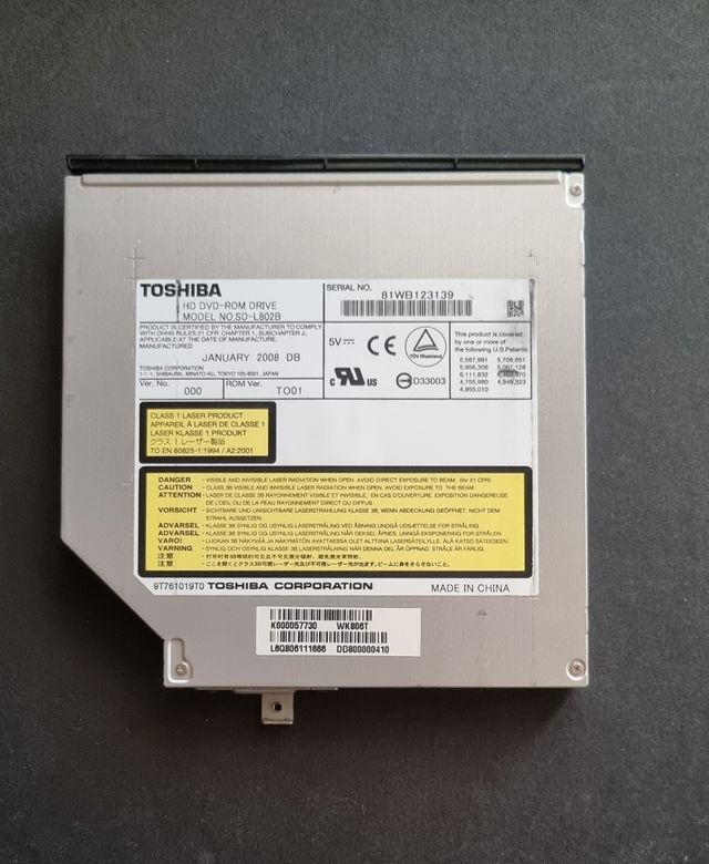 Toshiba Masterizzatore HD DVD-ROM Drive IDE