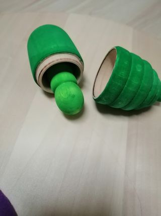 Ciclo vida mariposa madera y fieltro. Montessori