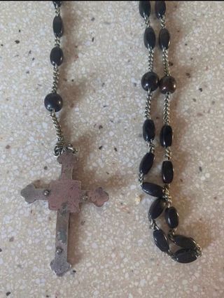 Antiguo rosario.53cm.
