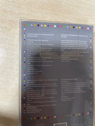 calentador de manos con funda de punto 