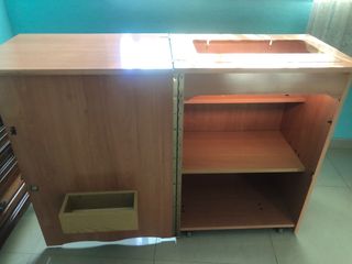 mueble maquina de coser