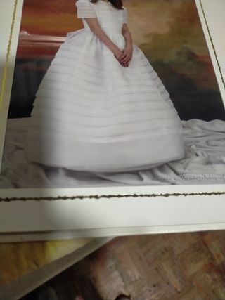 Vestido de organza de comunion