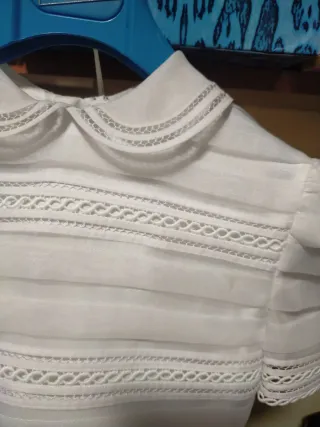 Vestido de comunión en organza