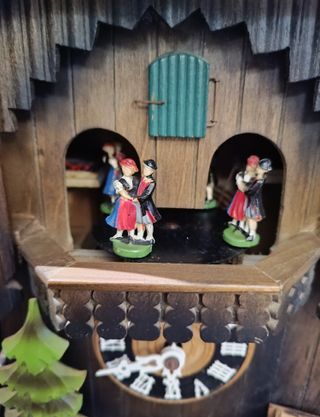 Reloj de cuco muy antiguo Made in west Germany