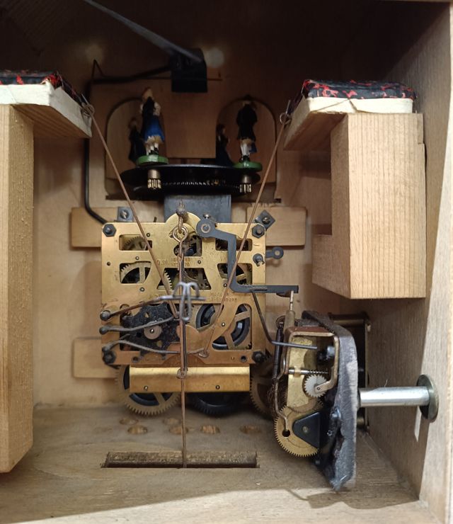 Reloj de cuco muy antiguo Made in west Germany