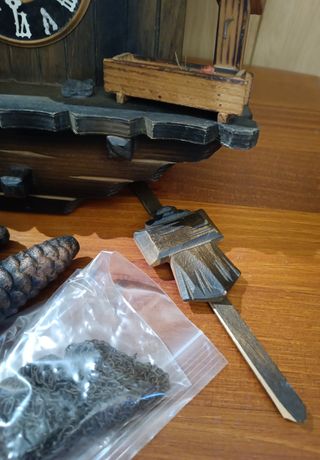 Reloj de cuco muy antiguo Made in west Germany