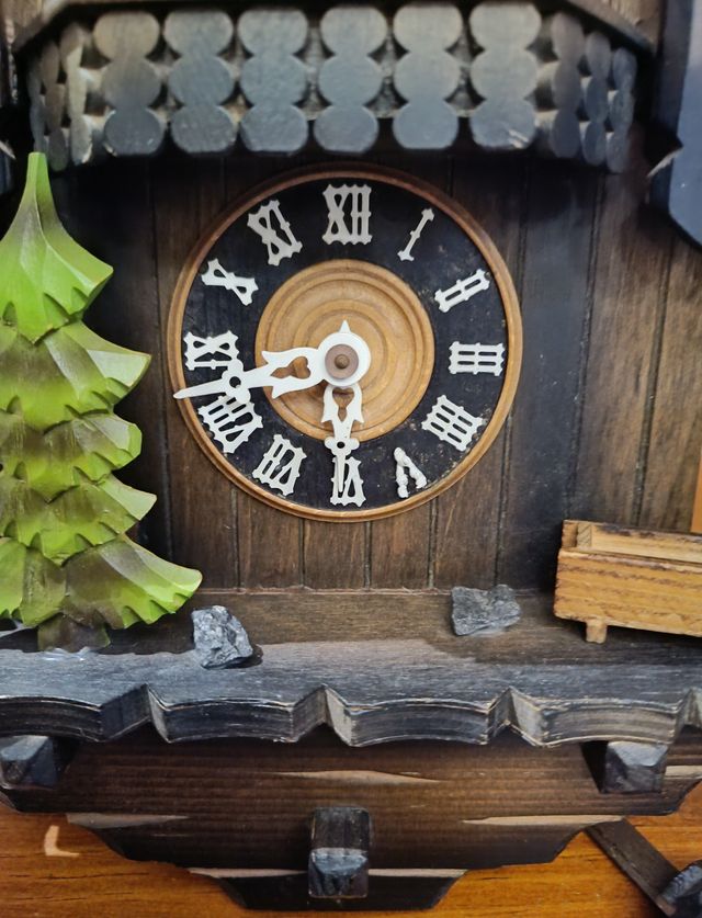 Reloj de cuco muy antiguo Made in west Germany