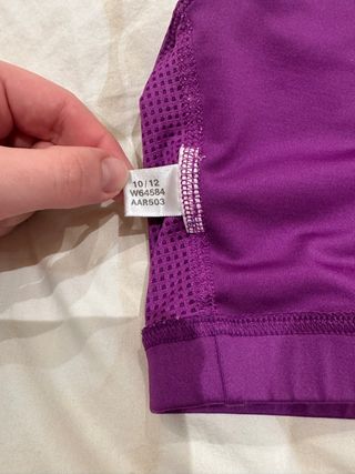 Sujetador deportivo Reebok talla M