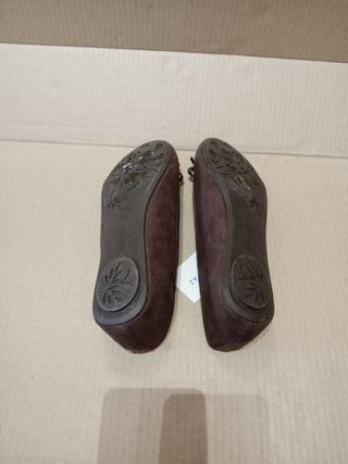 Manoletinas marrones