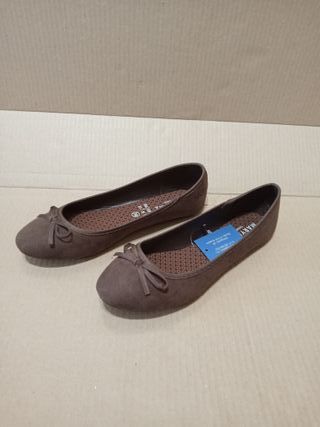 Manoletinas marrones