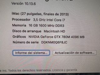 Imac sobremesa 27,5 