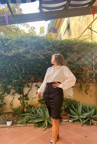 camicia vintage sartoriale bianca made in italy