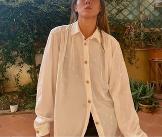 camicia vintage sartoriale bianca made in italy