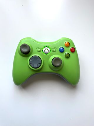Mando verde inalámbrico de Xbox 369 original