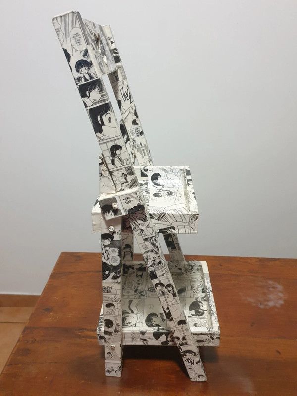 Ranma 1/2 Portaoggetti Decoupage