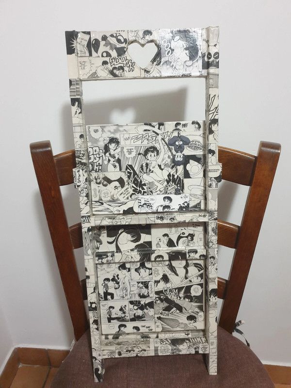 Ranma 1/2 Portaoggetti Decoupage