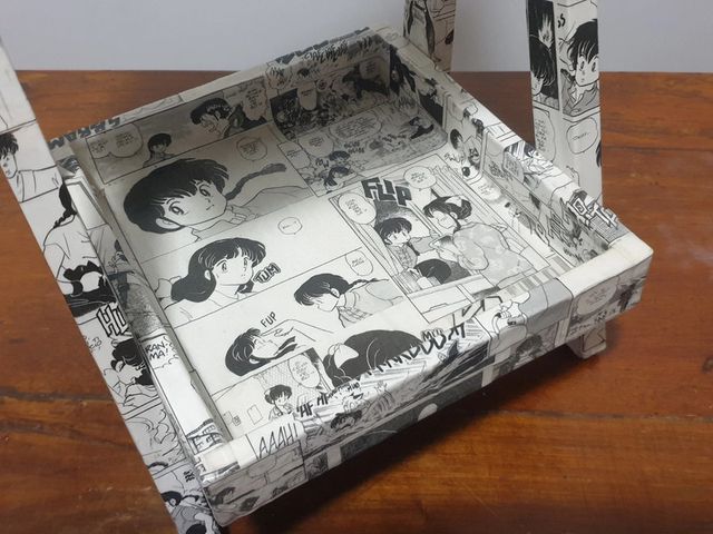 Ranma 1/2 Portaoggetti Decoupage