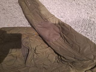 Chaquetón plumas color caqui