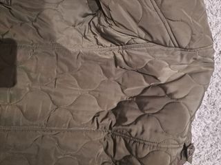 Chaquetón plumas color caqui