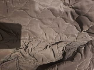 Chaquetón plumas color caqui