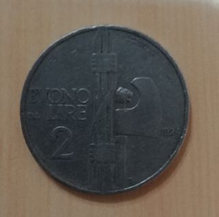 Buono da 2 lire anno 1924