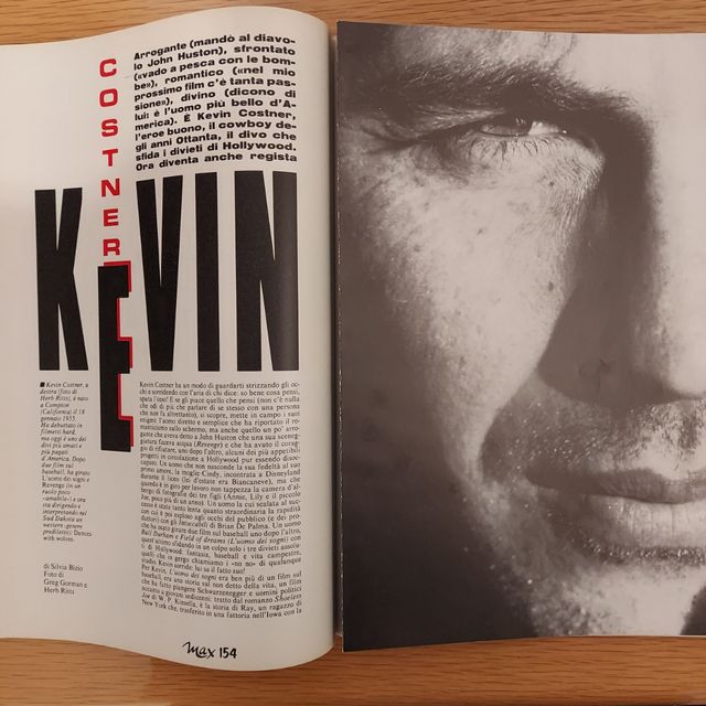 MAX - Kevin Costner - Ottobre 1989