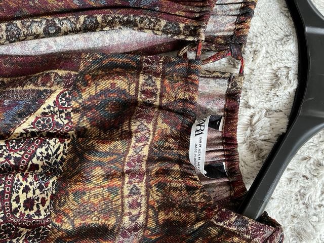 Precioso vestido vaporoso manga larga