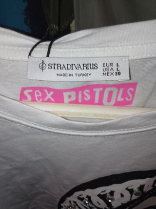 Camiseta vintage Sex Pistols talla L