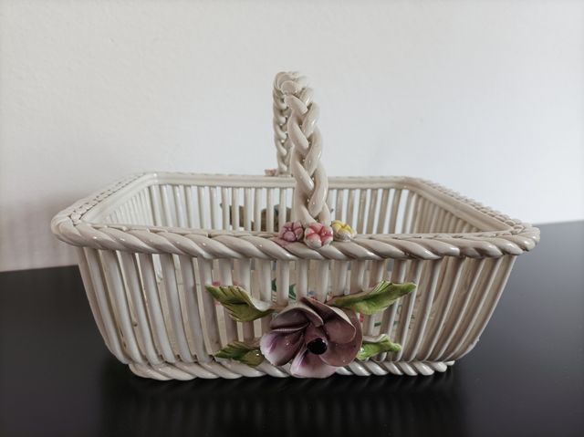 cestino in ceramica di Bassano