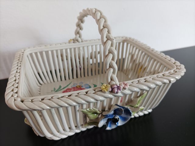 cestino in ceramica di Bassano