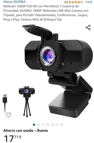 Guorul 1080 USB, cámara webcam