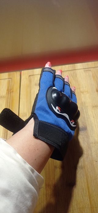 Guantes moto con protección