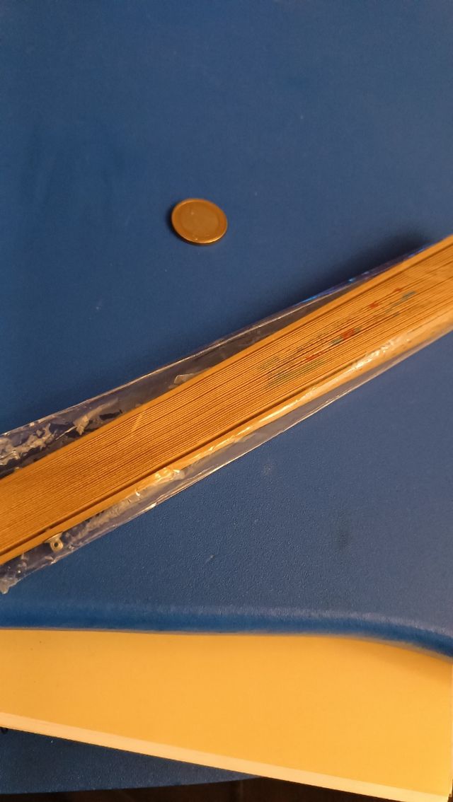 Abanico de madera chino