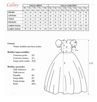 Vestido de niña comunión