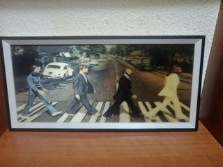 Cuadro de los beitles en 3d.