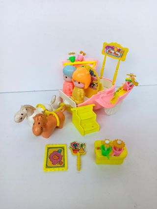 PIN E PON 2221 CARROZZA SORPRESA NEGOZI FRUTTA 1984