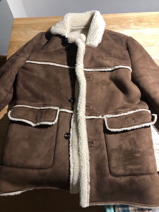 Abrigo 3/4 borreguito