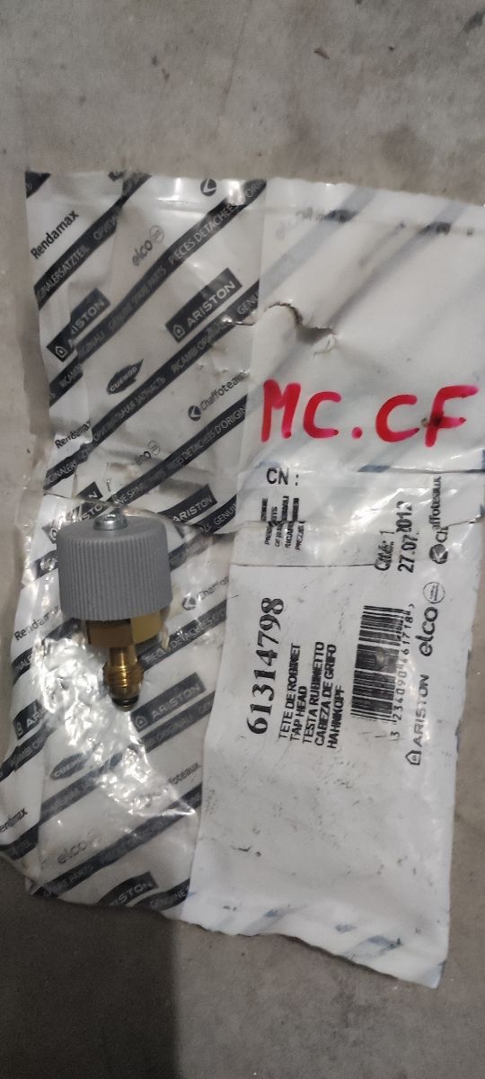 Llave de llenado caldera chaffoteaux