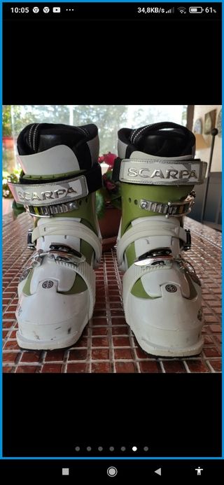 Botas Travesía Scarpa N° 37, ski travesía
