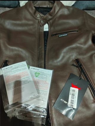 Chaqueta de piel para moto Dainese