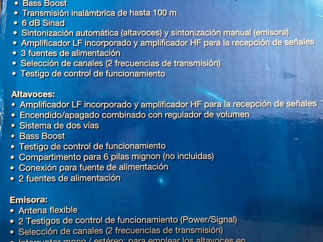 CONJUNTO DE ALTAVOCES