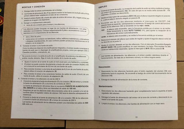 CONJUNTO DE ALTAVOCES